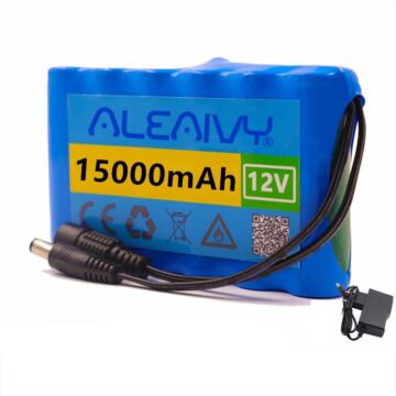 18650 12V 15000mA Li-Ion Rechargeable Battery (1pcs)