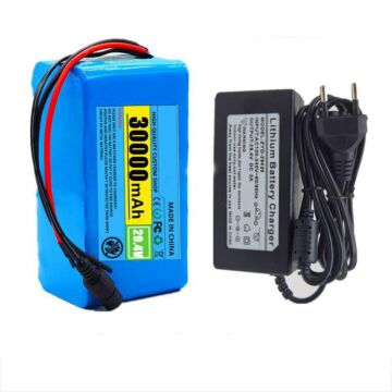 18650 29.4V 30Ah 7S3P 300W Li-ion Battery pack For Electric Bicycle  (1 pcs)
