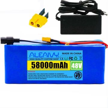 48v 58000mAh 500w 13S3P Li-ion Battery Pack For Electric Bicycle(1pcs)