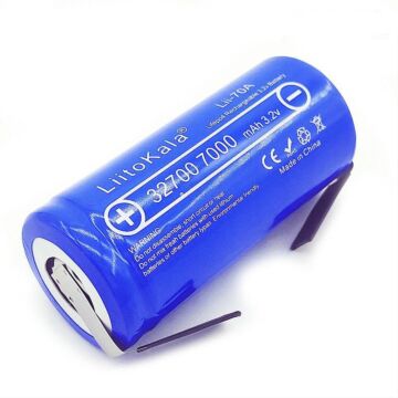 LiitoKala Lii-70A 32700 3.2V 7000mAh lifepo4 Battry For Electric Bike +Nickel Sheets (1pcs)