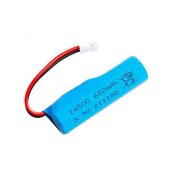 1pcs 3.7V 650mAh 14500 15C Li-ion Battery with protection boards For H116 RC Boat