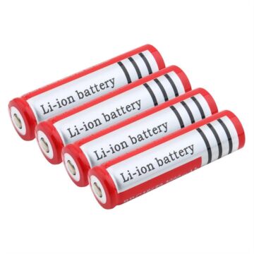 4pcs 3.7V 4800mAh BRC 18650 Li-ion Rechargeable Battery 