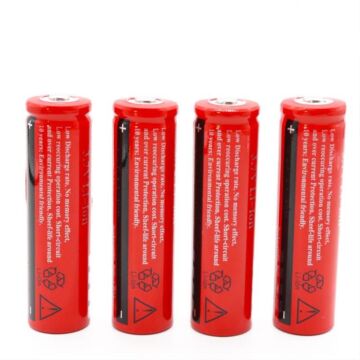 3.7V 6800mAh BRC 18650 Li-ion Rechargeable Battery (4pcs)