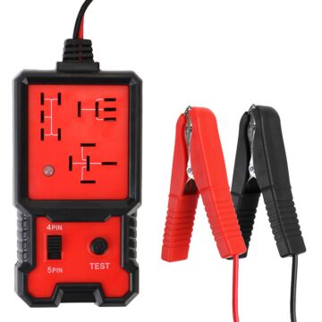 BJ-707 12V Car Battery Checker, Car Relay Tester with LED Indicator Light