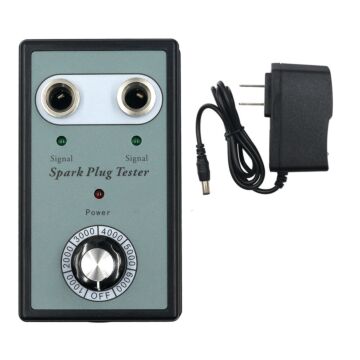 Car Spark Plug Tester Ignition Tester with Double Hole Analyzer for 12V Gasoline Vehicles 