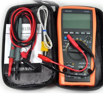 VC99 Auto Range Dmm AC DC Voltmeter, Capacitance Resistance Digital Multimeter 