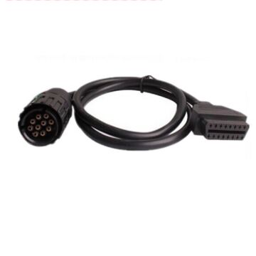 OBD2 Diagnostic Cable For BMW ICOM D Cable Motorcycles , 10 Pin to 16pin Adapter Cable 