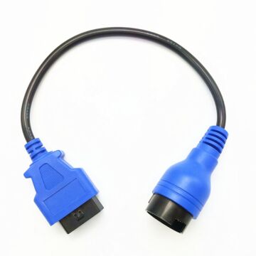 16Pin to 38Pin OBD2 Cable For Benz IVECO Trucks Diagnostic tool 