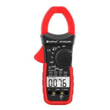 HoldPeak Digital Clamp Meter HP-570C-APP 1000A AC/DC Current Voltage Capacitance Temperature Multimeter Tester