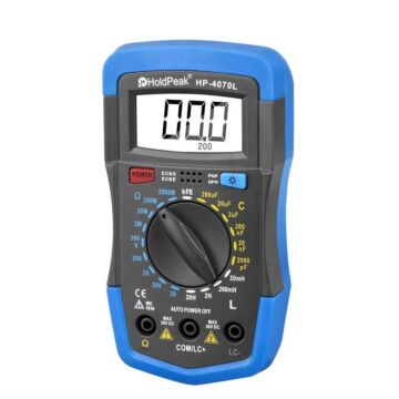 HoldPeak HP-4070L Capacitance Multimeter Digital Inductance LCD Meter HFE Test With Backlight Inductance LCR Meter Repair Tool