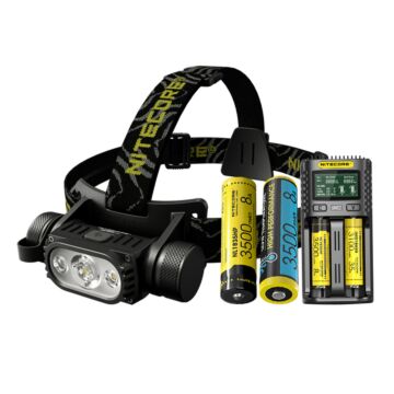 NITECORE HC65 V2 1750 Lumen Headlamp , USB Rechargeable 100° Flood Beam,  White Red CRI Light, with 18650 Battery