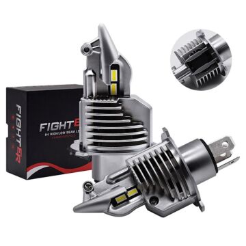 H4  Car Headlight Led Bulbs ,2PCS 72W 12V 24V 6000K 8000LM Car/Motorcycle Headlight