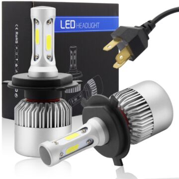 H1 H3 H7 H4 H13 H11 9004 880 9007 Car Headlight, 2PCS 72W 8000LM 6500K Car Light Lamp