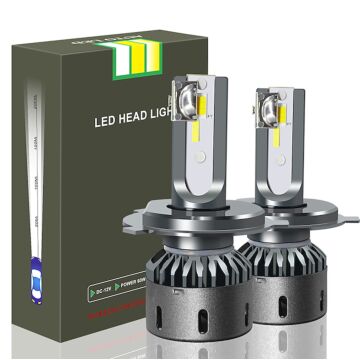 Three Color LED Car Headlight, 2PCS H7 H4 H3 H1 9005 9006 H11/9/8 55W 12000LM 12V 6000K Car Bulbs