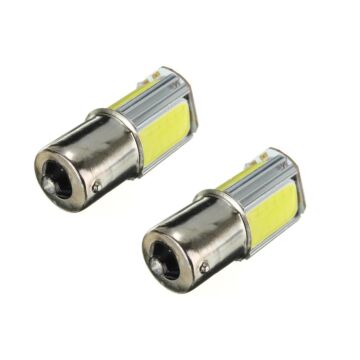 2 pcs BA15S 1156 P21W 382 Car Signal Light 12V 5W 500LM White 4COB LED Car Turn Light