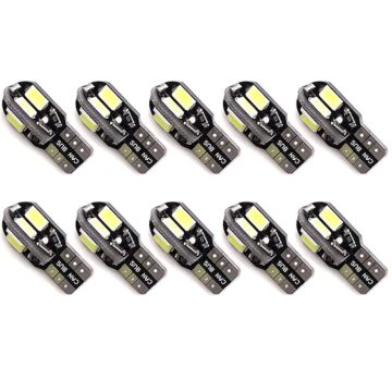 T10 Car Light Bulbs, 10PCS  8SMD 5730SMD 5630 Car Signal Light