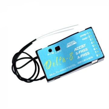 FrSky Delta-8 2.4 Ghz 8channel Multi-Brand Receiver Compatible with Accst D8 / V8 Futaba 