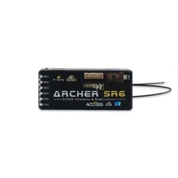 FrSky Archer SR6 2.4GHz 6Channel Self Stabilized Receiver For Fixed Wing Drone