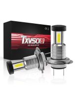 2pcs TXVSO8 H7 H8 H9 H11 9006 HB4 9005 HB3 9012 HIR2 Car Bulb, 110W 26000LM 6000K Automobiles Headlamp
