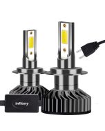 Infitary F2 COB Car Headlight, H1 H11 H3 H13 H27 880 9006 9007 Car Bulb, 2PCS 72W 10000LM 6500K  Headlamp  
