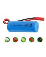 3.7V 1100mAh 18500  15C Li-ion Battery For RC Quadcopter RC Car RC Boat 