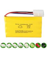 9.6V  Ni-CD AA 400mAh Rechargeable Battery Pack, Compatible with RC boat, RC Car, Electric Toys, Lighting, Model Car