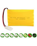 12V  Ni-CD AA 700mAh Rechargeable Battery Pack, Compatible with RC boat, RC Car, Electric Toys, Lighting, Model Car