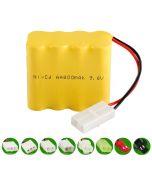 9.6V  Ni-CD AA 800mAh Rechargeable Battery Pack, Compatible with RC boat, RC Car, Electric Toys, Lighting, Model Car