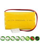 9.6V  Ni-CD AA 800mAh Rechargeable Battery Pack, Compatible with RC boat, RC Car, Electric Toys, Lighting, Model Car