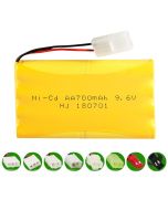 9.6V  Ni-CD AA 700mAh  Rechargeable Battery Pack, Compatible with RC boat, RC Car, Electric Toys, Lighting, Model Car