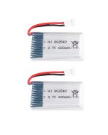 2pcs 3.7V 600mAh 25C Lipo Battery 802540 For RC Quadcopter