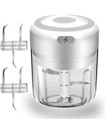 Electric Mini Garlic Chopper, Food Slicer And Chopper, Portable Garlic Blender Food Processor For Pepper Chili Vegetable Nuts Meat 