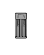 Nitecore UI2 Dual-Slot Lntelligent Portable USB Li-ion Battery Charger for 18650, 18350, 20700, 21700 Batteries