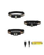 XM-L2 LED Headlamp,  Max 1000 Lumens Headlight, 18650 USB Rechargeable Head Torch ,Durable and Waterproof Flashlight