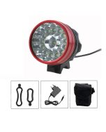 14T6 Bike light Headlight,  14 x XM-L T6 LED 22500 Lumens  Bicycle Light with 6*18650 Battery Pack