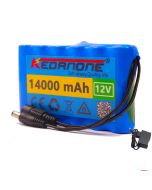 18650 12V 14000mAh Li-ion Rechargeable Battery  Pack  For Lanp , Monitor , loudspeaker (1pcs)