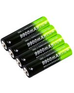  4pcs 3.7V 18650 9900mAh Rechargeable Li-ion Battery 