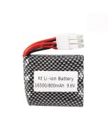 9.6V 800mAh 20C 16500 Li-ion  Battery with EL-6P plug for S911 S912 9115 9116 RC Car