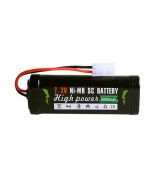 7.2V NI-MH SC 5000mAh Rechargeable Battery Pack, Compatible with RC Boat, RC Car, Electric Toys, Lighting, Model Car