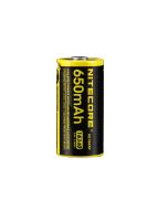 Nitecore NL1665R 650mAh 16340 Li-ion Battery, Rechargeable, Built-in Micro-USB          